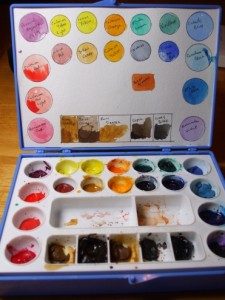 Old Blue - my trusty paintbox for a couple of decades